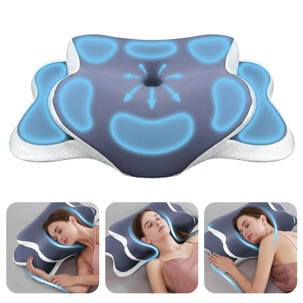 RestEase ErgoCurve™ – Memory Foam Cervical Pillow