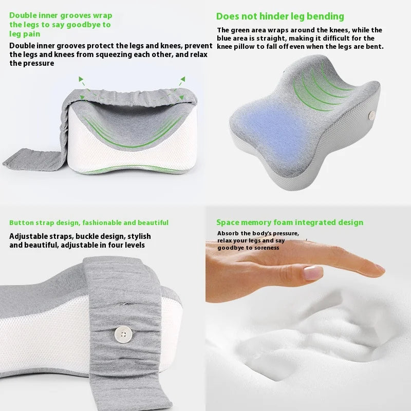 RestEase SleepAlign™ – Orthopedic Knee Strap Pillow